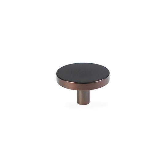 Møbelknop i bronze / bruneret messing, 40 mm