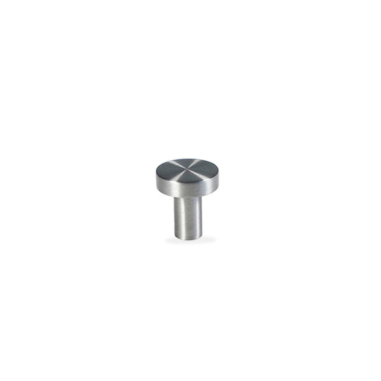 Møbelknop i rustfrit stål look, 22 mm