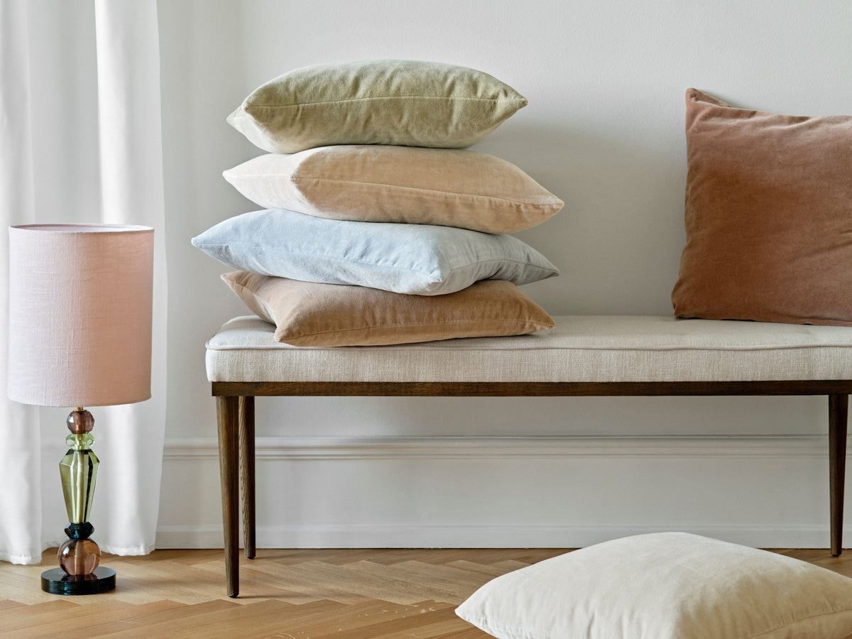 Velvet Soft pudebetræk - STREAM  • Cozy living - Copenhagenhomedesign